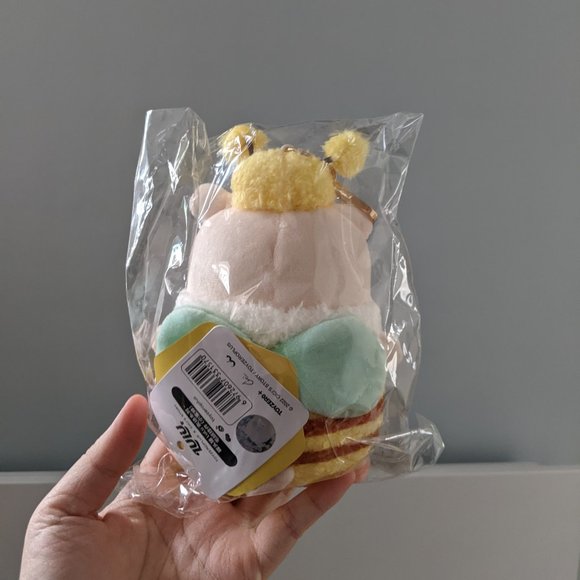 Lulu the Piggy Honeybee Keychain Plush - Picture 2 of 3